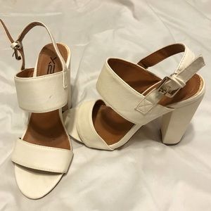 Beautiful cream colored sandals